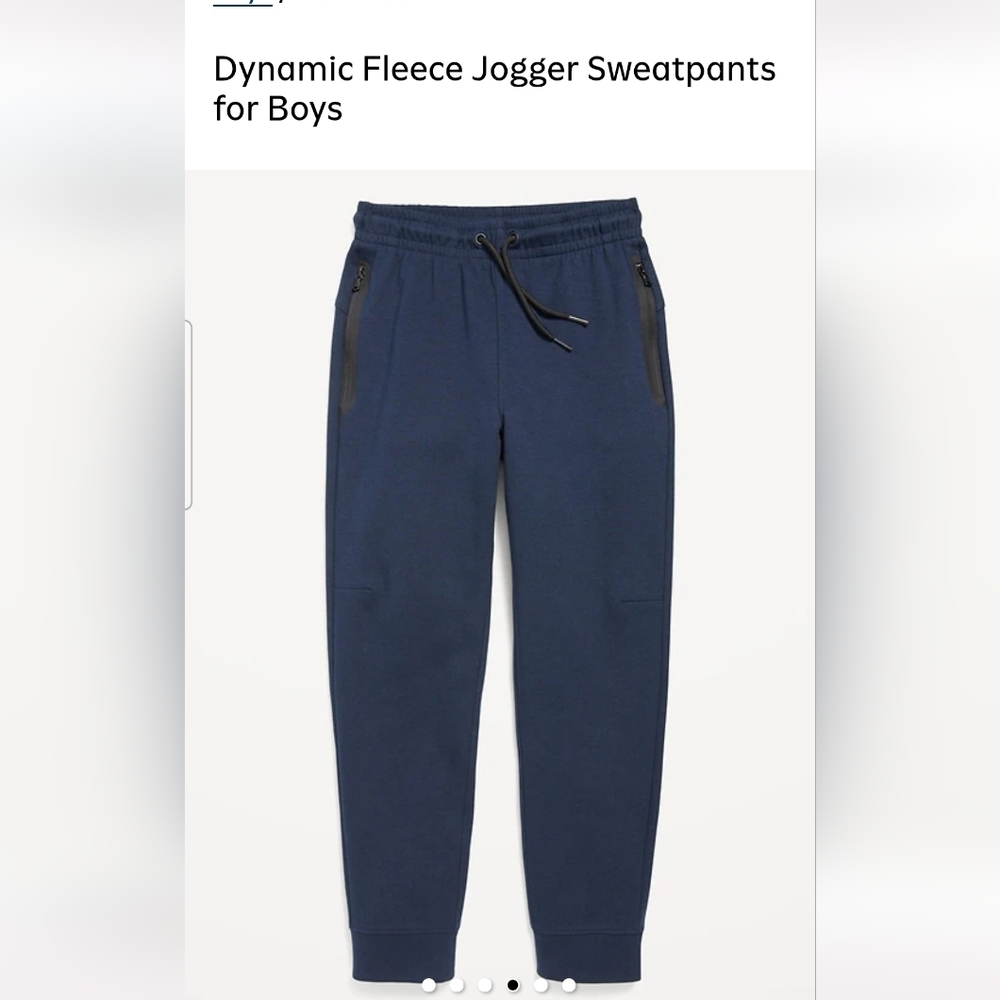 Old Navy Boys' Dynamic Navy Jogger Sweatpants